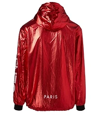 Sport Logo Metallic Nylon Anorak