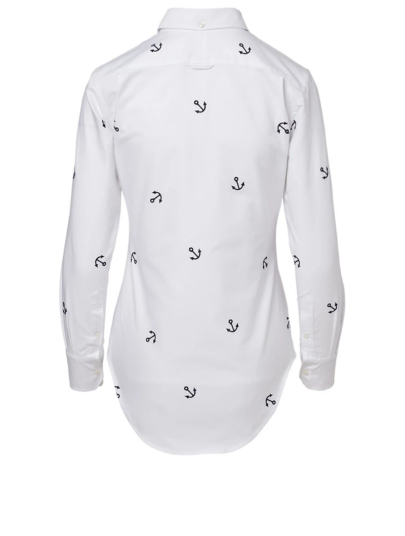 Anchor Embroidery Oxford Shirt