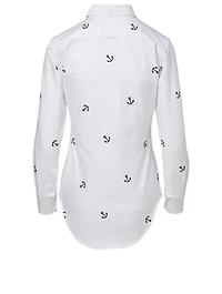 Anchor Embroidery Oxford Shirt