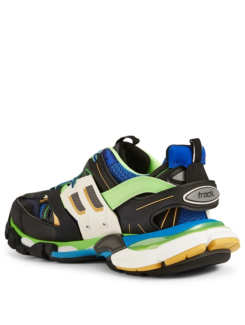 Track Nylon And Mesh Sneakers