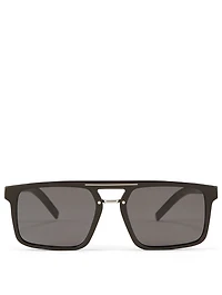 BlackTie262S Square Sunglasses
