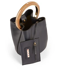 Pannier Leather Bucket Bag