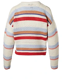 Diza Striped Knit Sweater