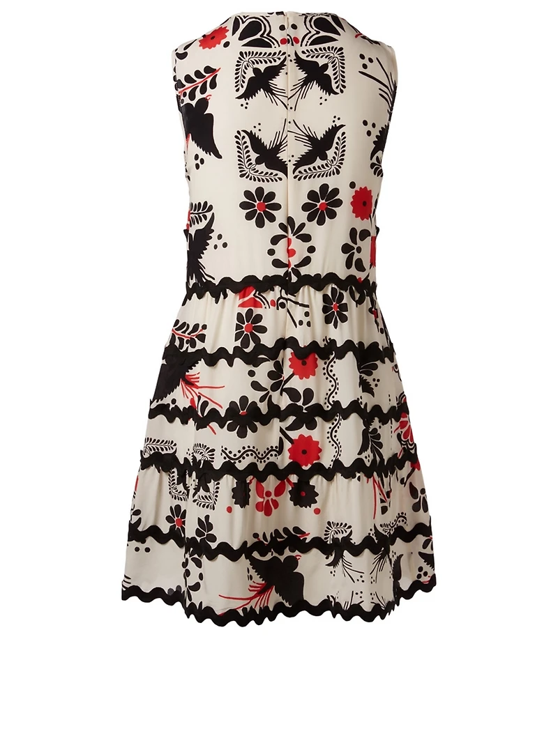 Printed A-Line Dress