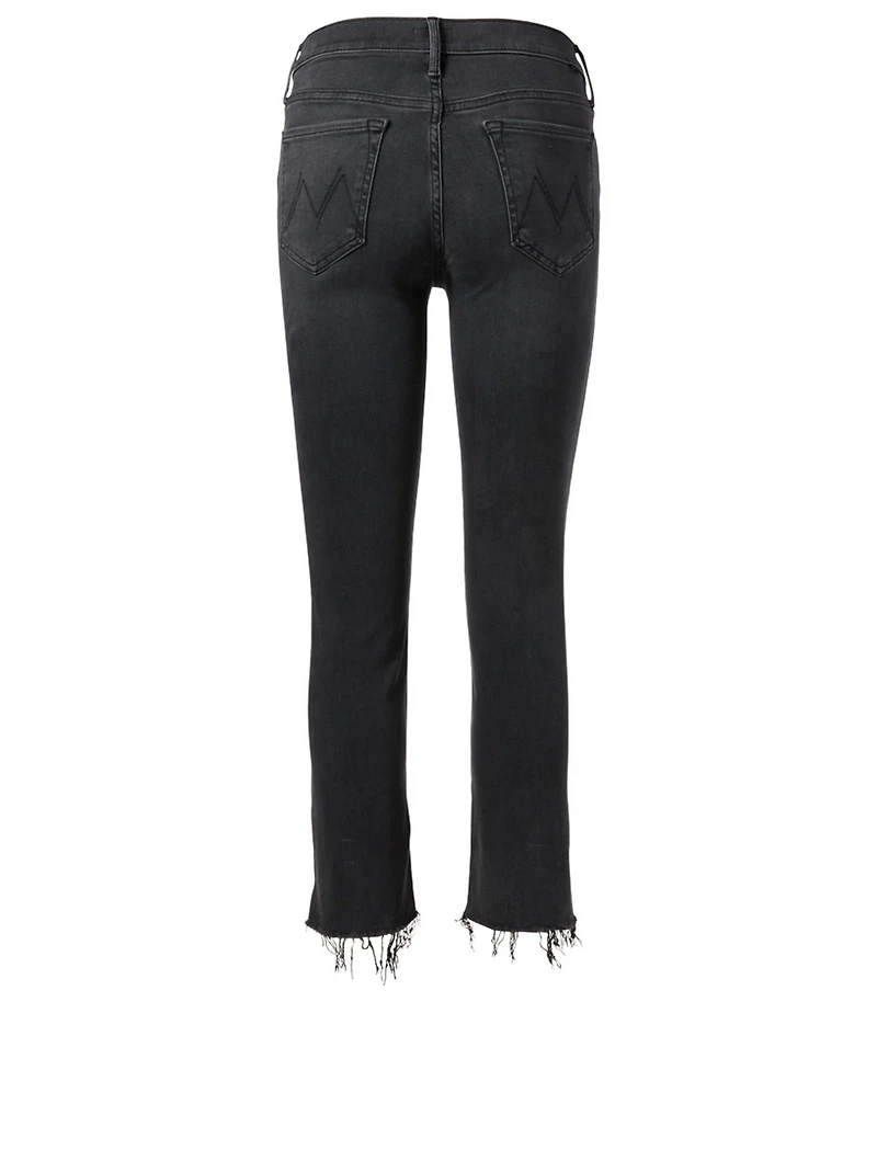 Rascal Ankle Snippet Jeans With Fray