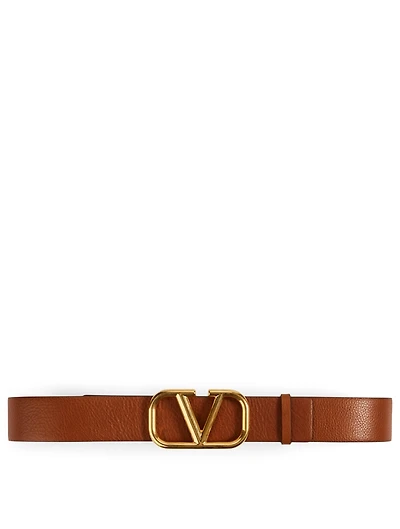 Medium VLogo Leather Belt