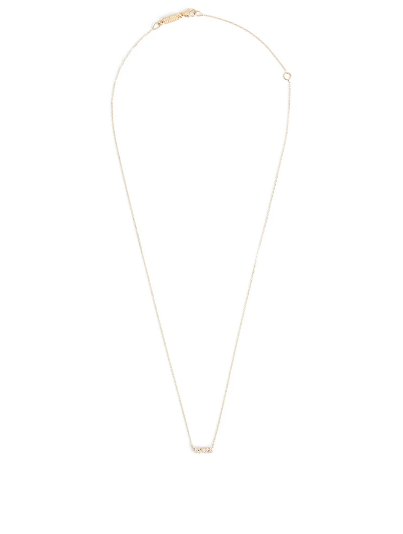 Fireworks 18K Gold Necklace With Diamonds