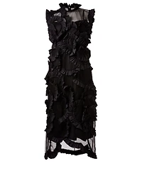 4 Moncler Simone Rocha Ruffled Tulle Dress