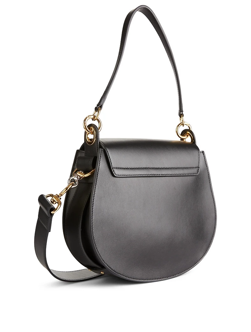 Tess Leather And Suede Saddle Bag
