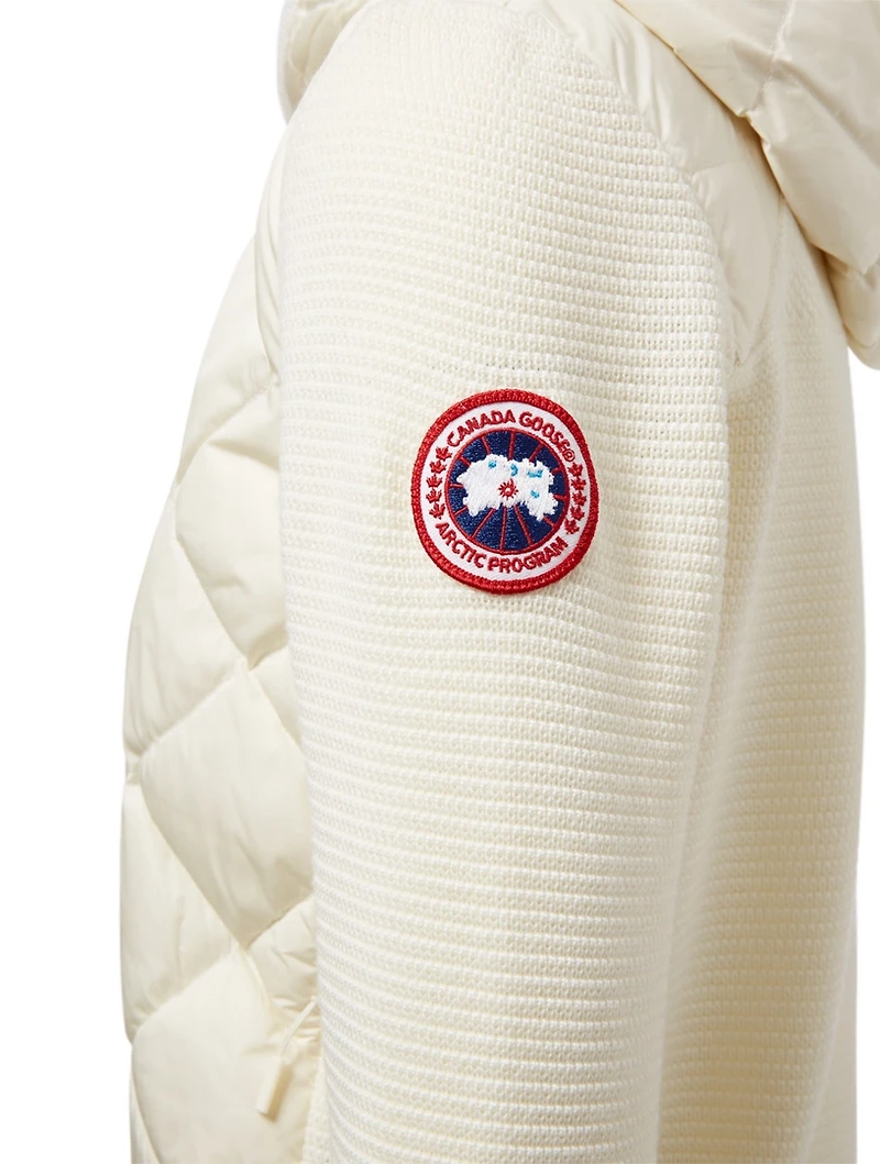 HyBridge Quilted Knit Hoodie