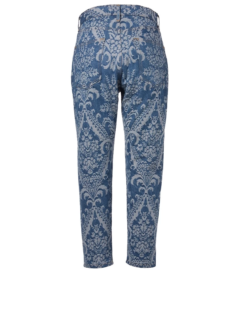 Jacquard Slim Jeans
