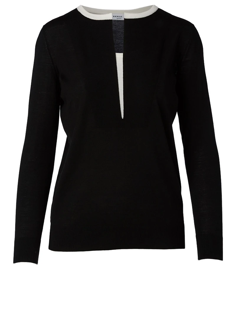 Wool V-Neck Sweater