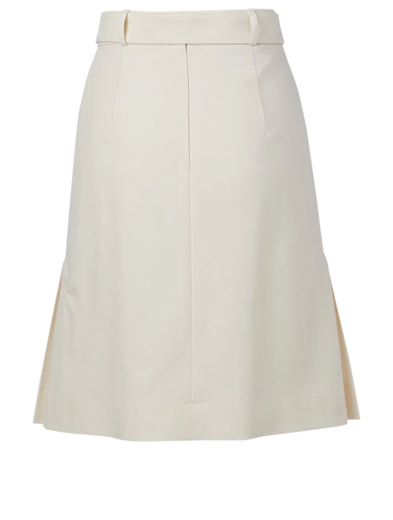 Wool-Blend Mini Skirt