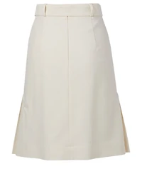 Wool-Blend Mini Skirt