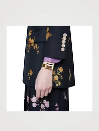 G-Frame Goldtone Mesh Bracelet Watch