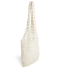 Chelsea Crochet Beaded Shoulder Bag