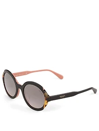 Round Two-Tone Sunglasses