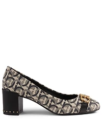 Garda Gancini Jacquard Logo Pumps
