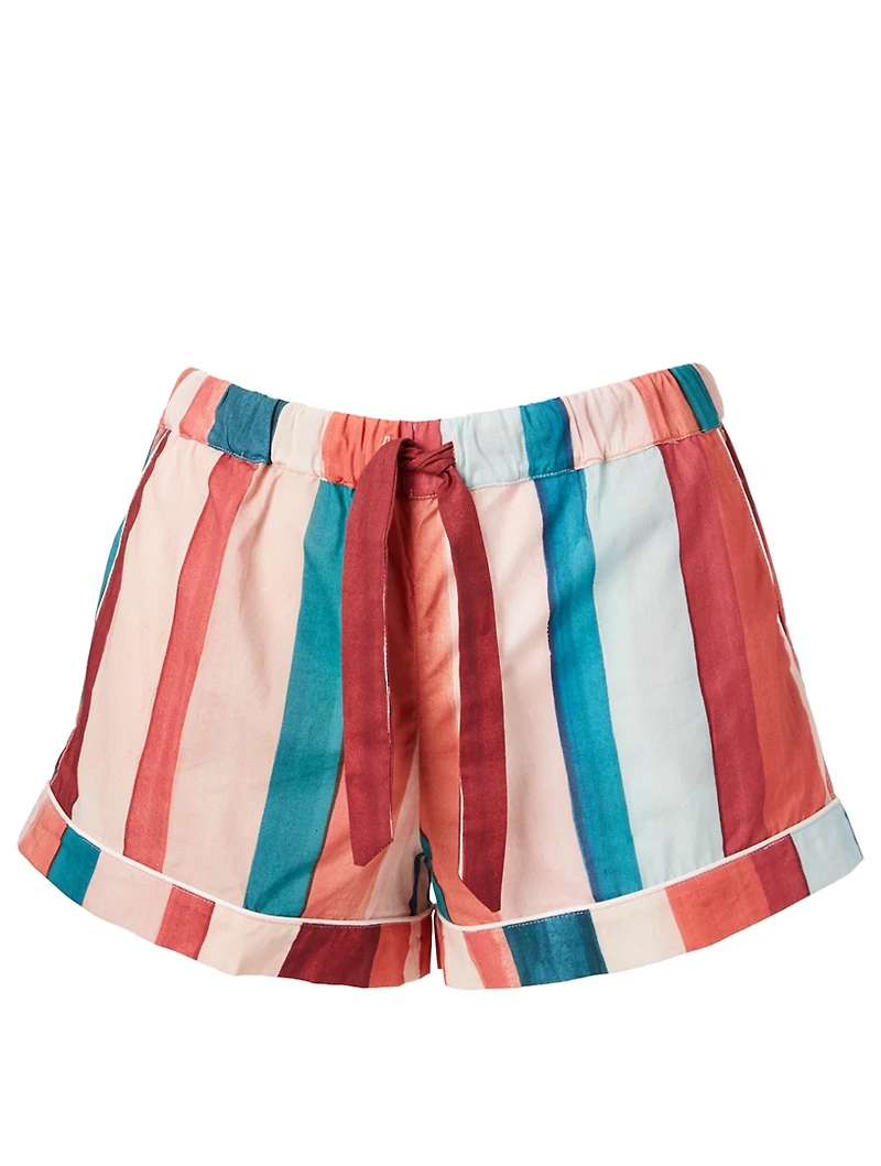 Medina Stripe Short Pajama Set