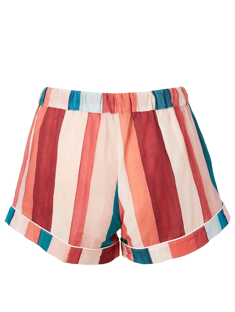 Medina Stripe Short Pajama Set