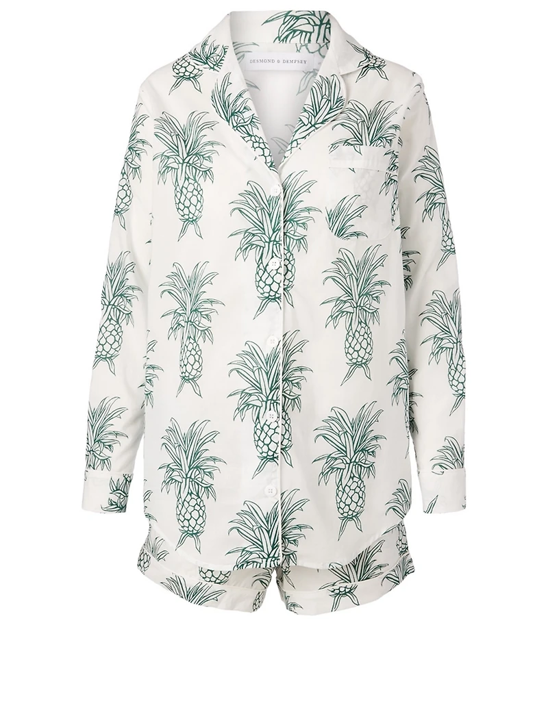 Howie Pineapple Short Pajama Set