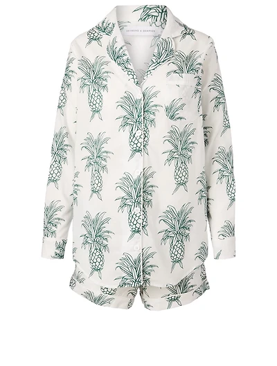 Howie Pineapple Short Pajama Set