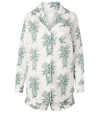 Howie Pineapple Short Pajama Set