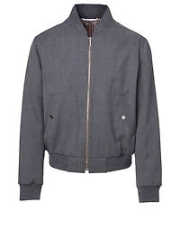Wool-Blend Bomber Jacket