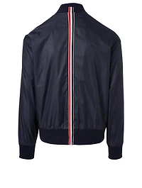 Bomber Jacket With Back Stripe