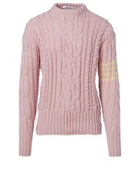 Wool Cable-Knit Sweater