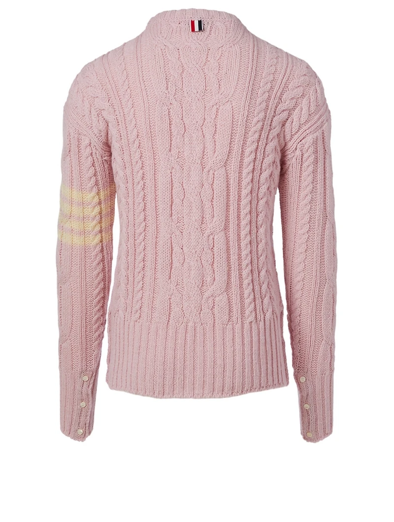 Wool Cable-Knit Sweater