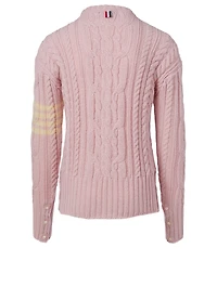 Wool Cable-Knit Sweater