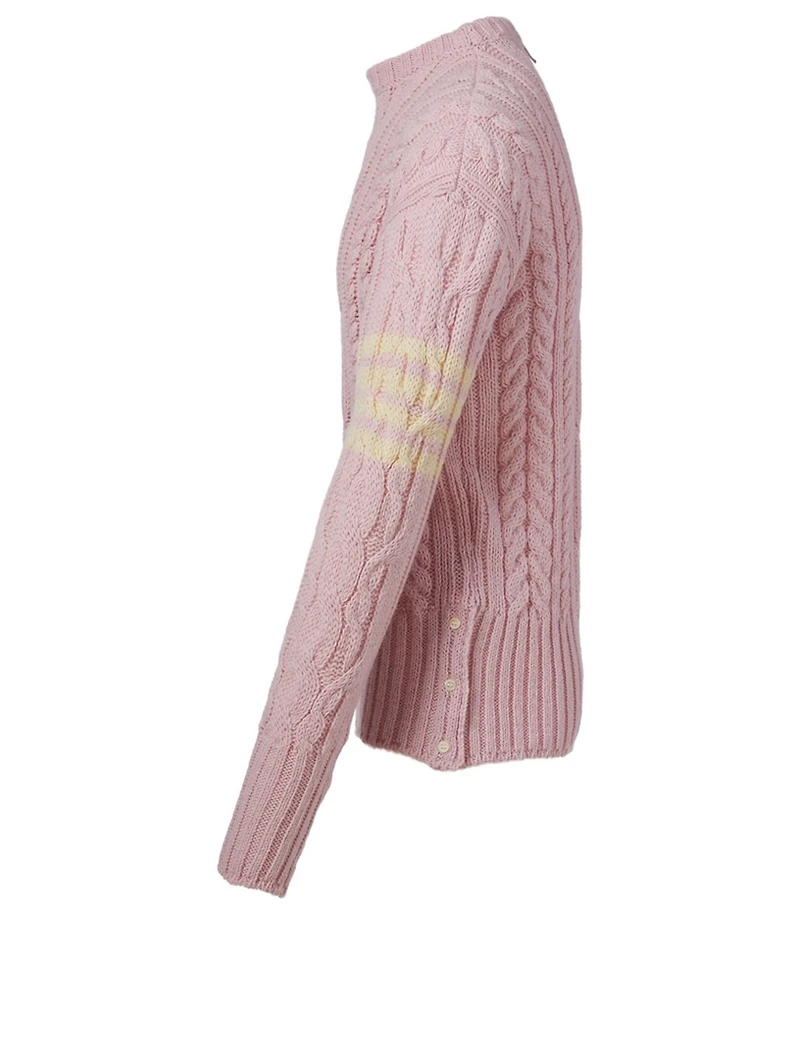 Wool Cable-Knit Sweater