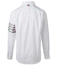 Cotton Stripe Sleeve Shirt