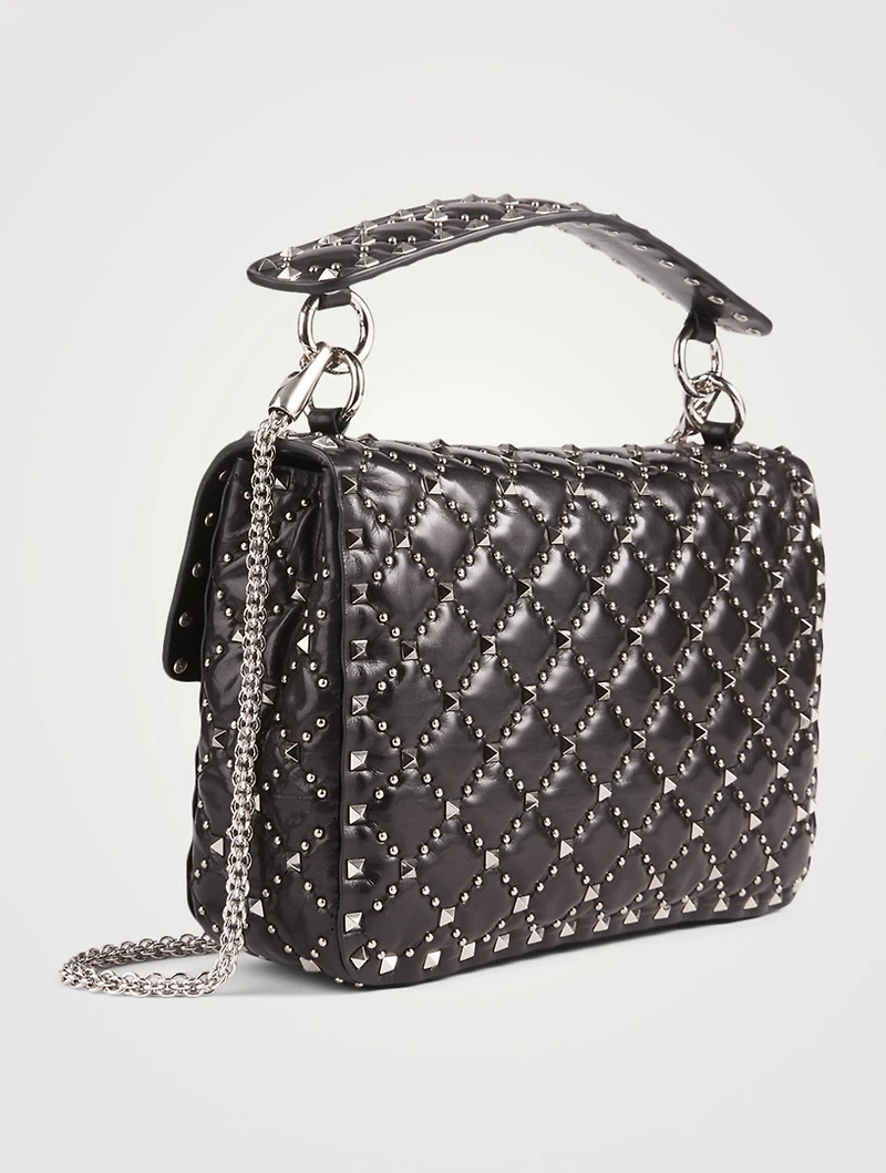 Medium Spike.It Leather Crossbody Bag