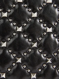 Rockstud Spike.It Leather Crossbody Clutch Bag