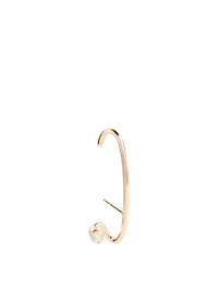 Crescendo Flare 18K Rose Gold Right Earring With Diamond
