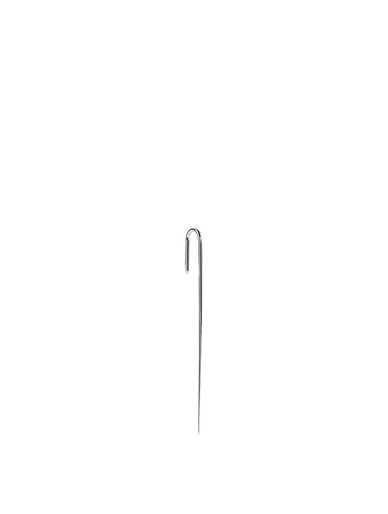 The Thread 18K White Gold Ear Pin