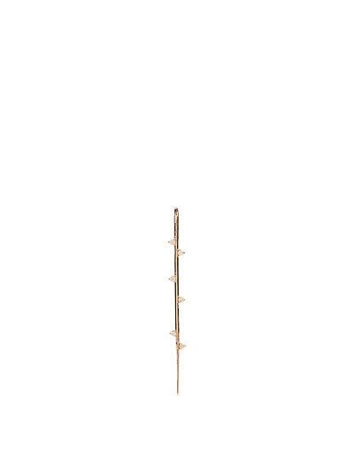 Amoret 18K Rose Gold Ear Pin With Diamonds