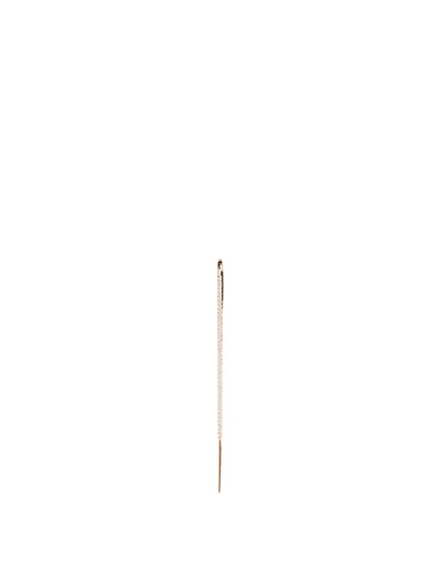 Thread 18K Rose Gold Ear Pin With Diamonds