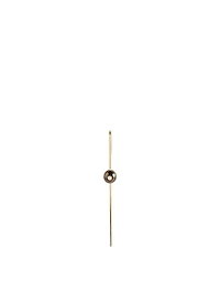 Floating Pearl 18K Gold Ear Pin With Diamond