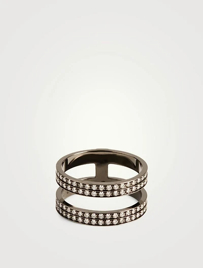 Berbère Gold Ring With Diamonds