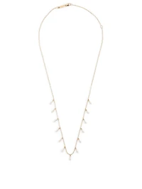 Fireworks 18K Gold Shaker Necklace With Diamonds