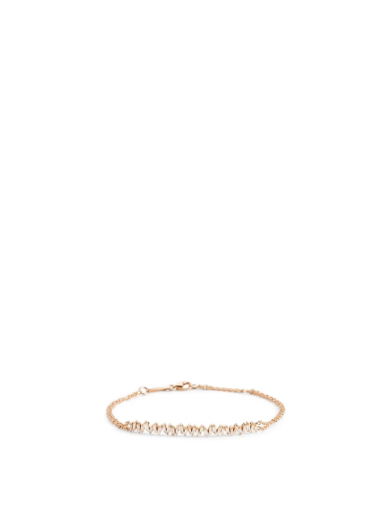 Fireworks 18K Rose Gold Bracelet With Diamonds