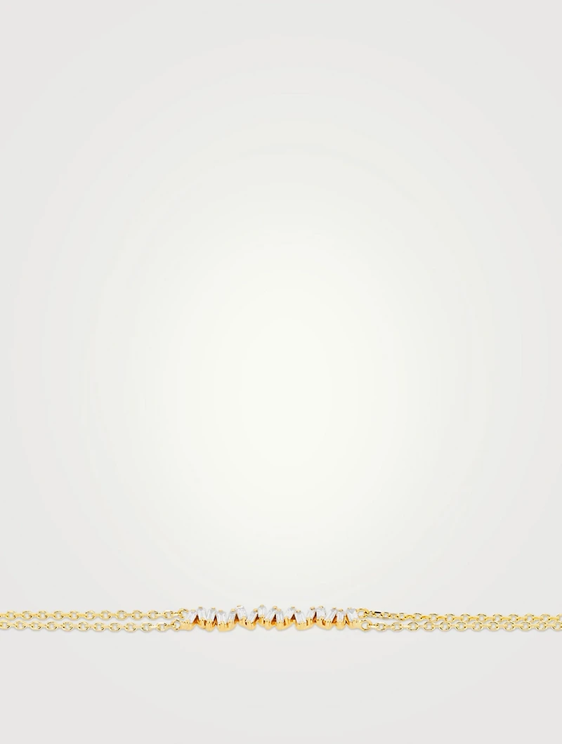Fireworks 18K Gold Chain Bracelet With Diamonds