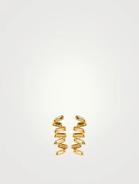 Fireworks 18K Gold Earrings With Diamonds