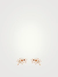 Fireworks 18K Rose Gold Earrings With Diamonds