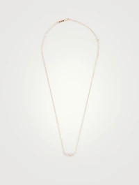 Fireworks 18K Rose Gold Cluster Pendant Necklace With Diamonds