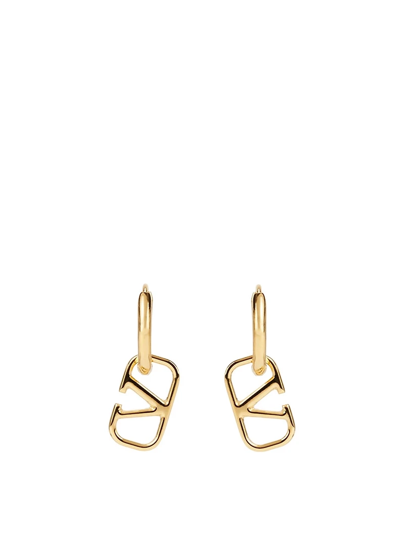 Vlogo Pendant Earrings