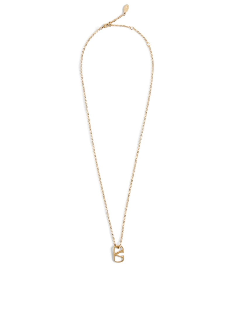 Collana VLogo Pendant Necklace